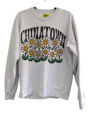 Chinatown Market Smiley Flower Sweatshirt